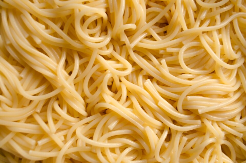 Pasta close-up heap