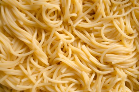 Pasta close-up heap photo