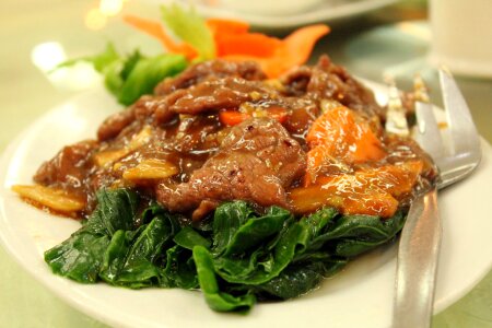 Beef food main dish