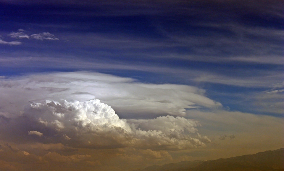 Cloud sky blue
