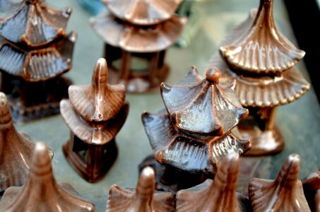 Ceramic pagoda asian