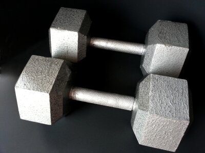 Gym weight dumbbell photo