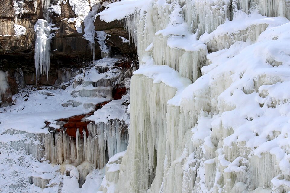Water snow cold