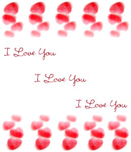 Wallpaper love red