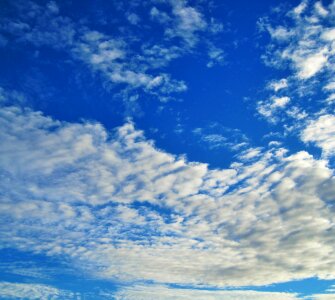 Cloud flocky massed