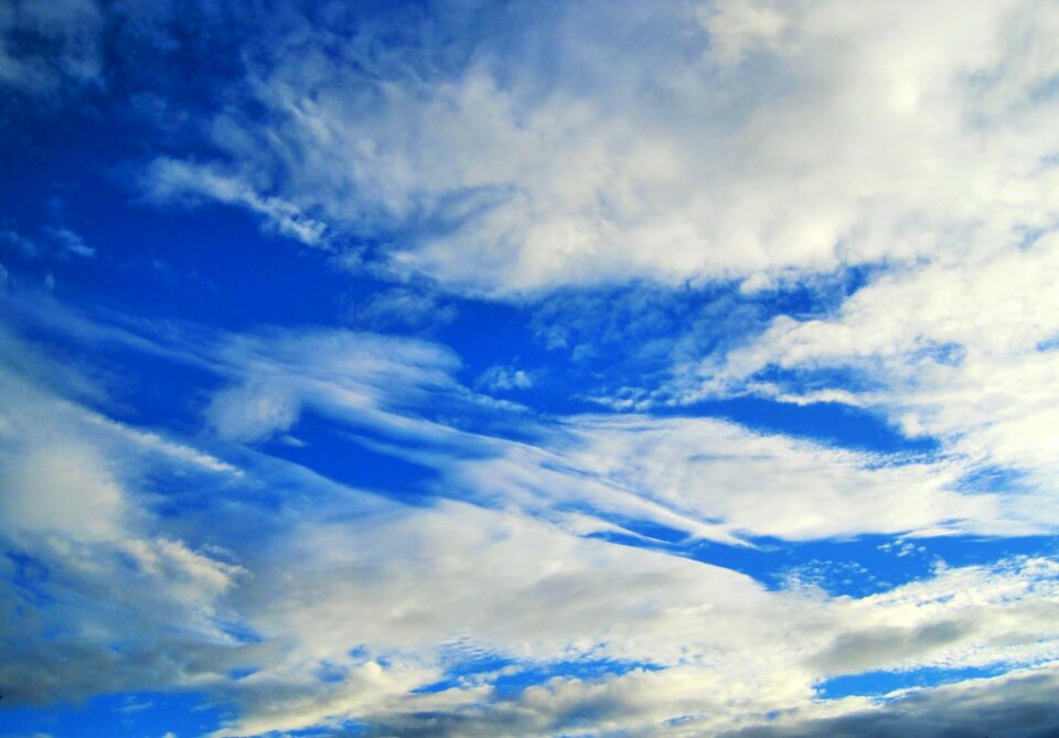 Clouds white streaky