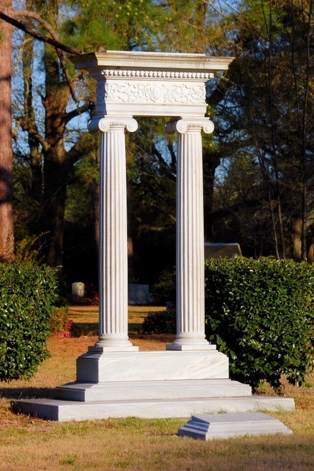 Cemetery grave headstone