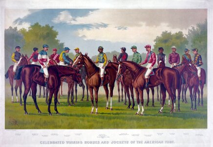 Horses jockey jockeys