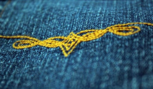 Denim background textile photo