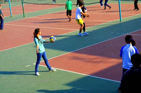 Volleyball court courts