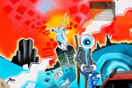 Colorful creative art