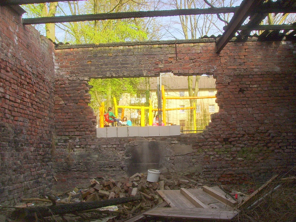 Destruction old aged