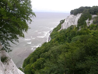 White cliffs rügen island baltic sea photo