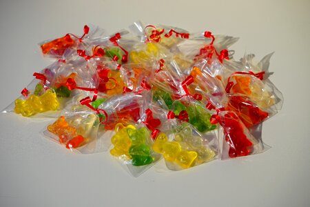 Mitbringsel cellophane gummi bear photo