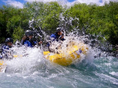 Adventure water boat photo