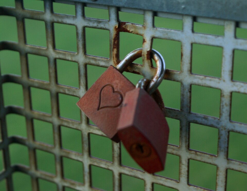 Fence love castle love symbol
