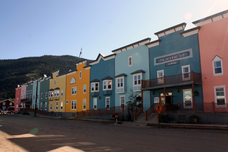 Yukon building terraced houses