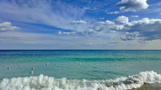 Sea beach sky