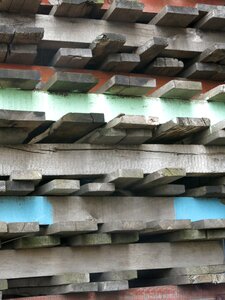Wood port weathered