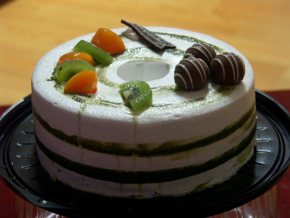 Cake birthday bread