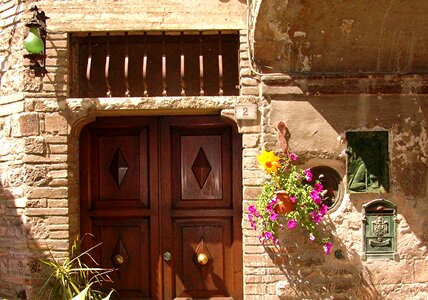 Mediterranean building tuscany