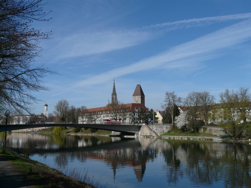 Goose gate bridge goose tower ulm cathedral
