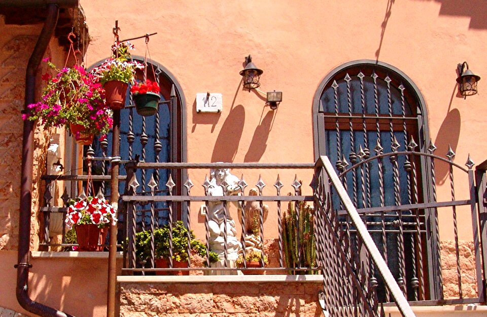 Balcony flowers mediterranean