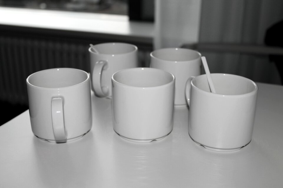 Break empty cup ceramic cups