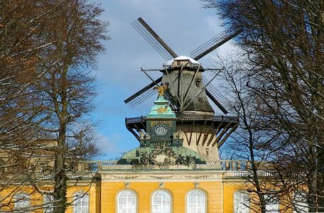 Potsdam old mill park sanssouci