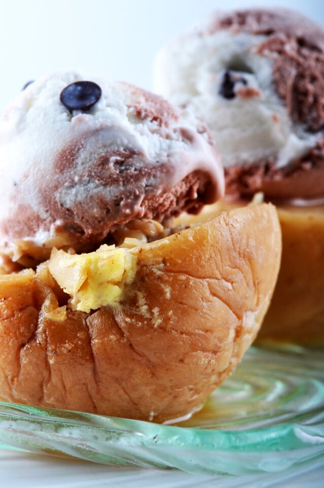Ice cream baked apples apple ice cream apple ice