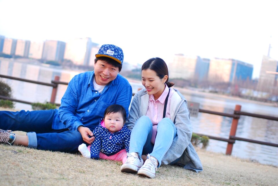 Smile parents child