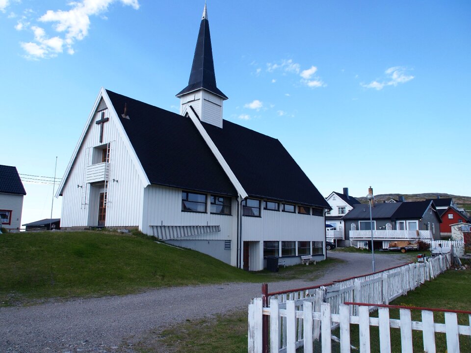 Norway landscape town