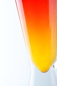 Juice glasses lime straoberi strawberry orange juice photo