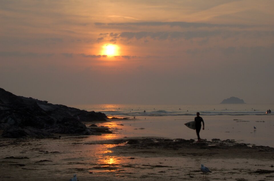 Sea landscape warm