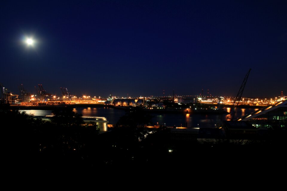 Port of hamburg lights altona balcony