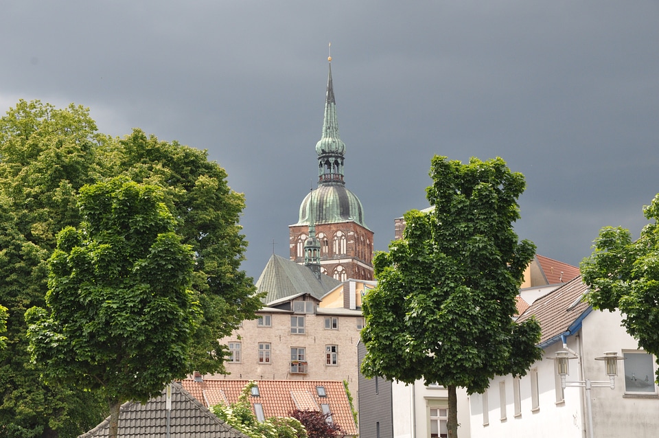 Baltic sea building stralsund