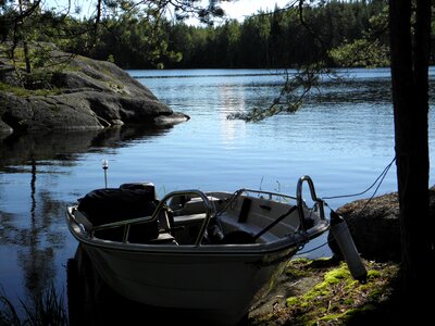 Boat trip boat lake photo