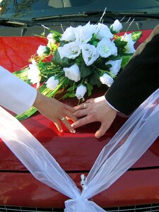 Wedding the ceremony flowers photo