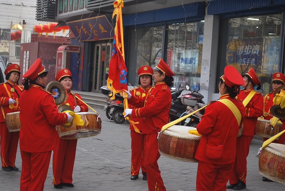 Drum uniforms concert photo