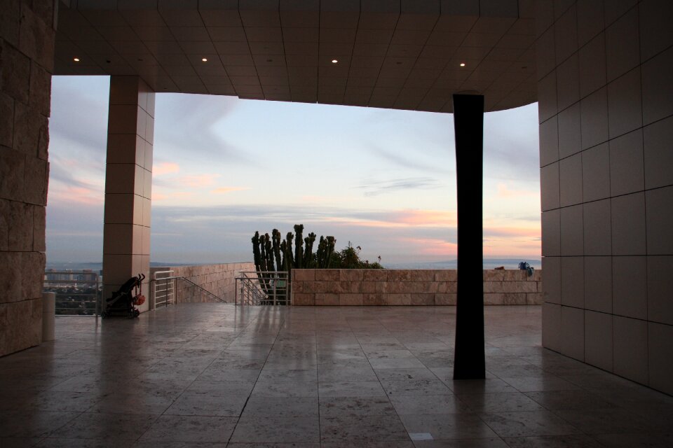 Getty center skyline museum