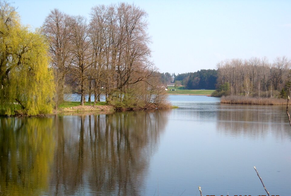 Little lake upper bavaria traunreut