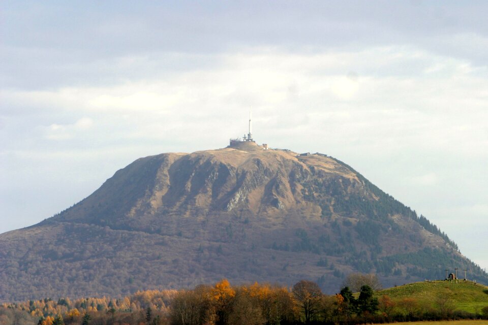 Volcano mountain france massif central