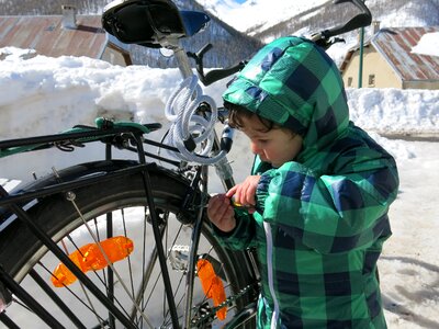 Repair unusual kid
