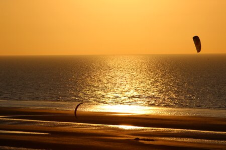 Sea twilight evening