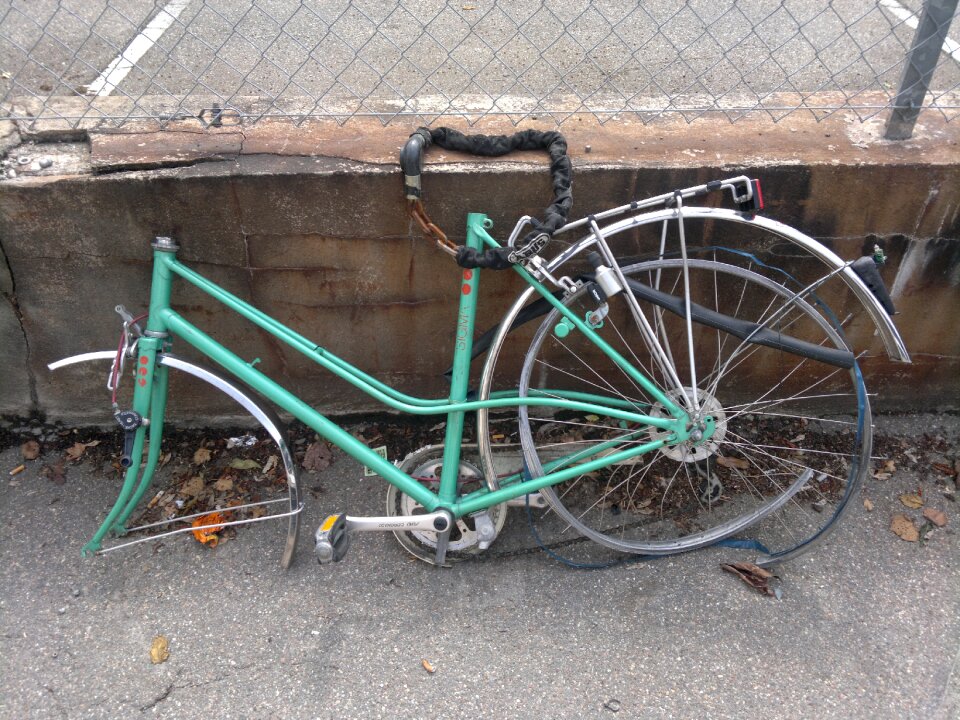 Metal scrap stolen broken