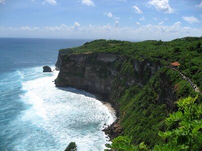 Bali uluwatu cliff photo