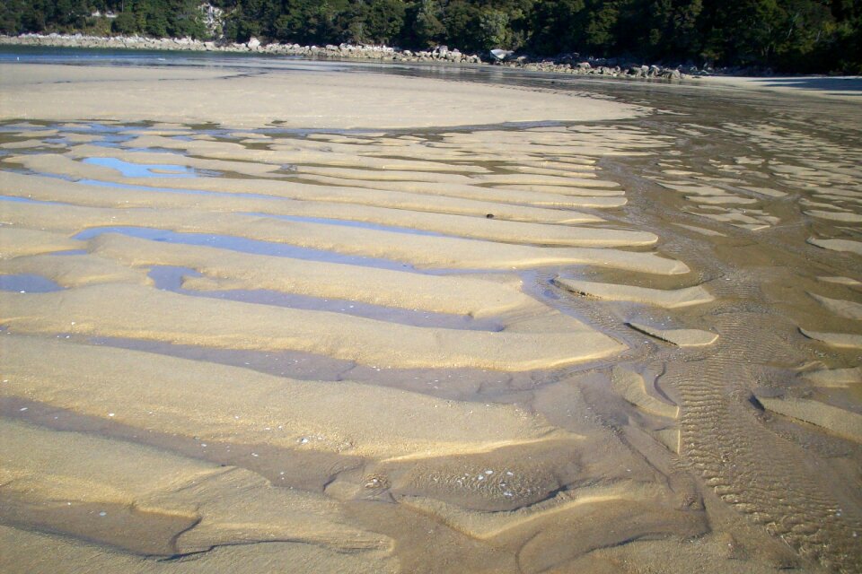 Landscape sand beach photo