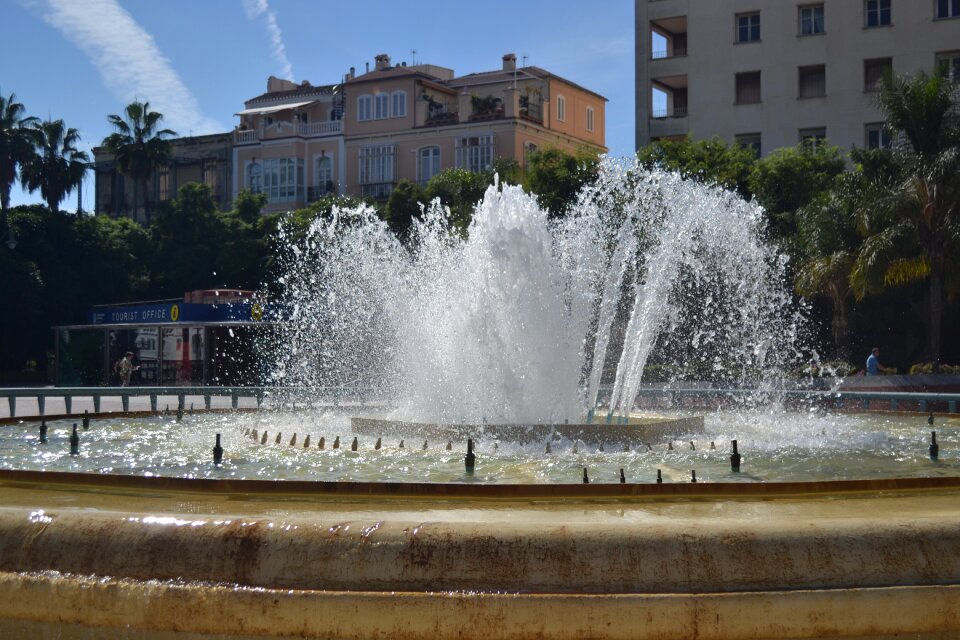 Downtown spain fountain photo