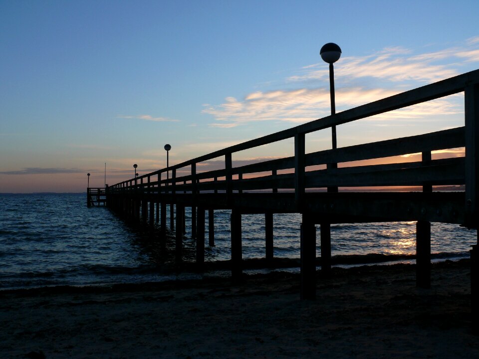 Water abendstimmung sea