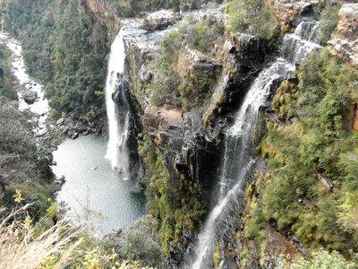 Waterfall force of nature south africa photo